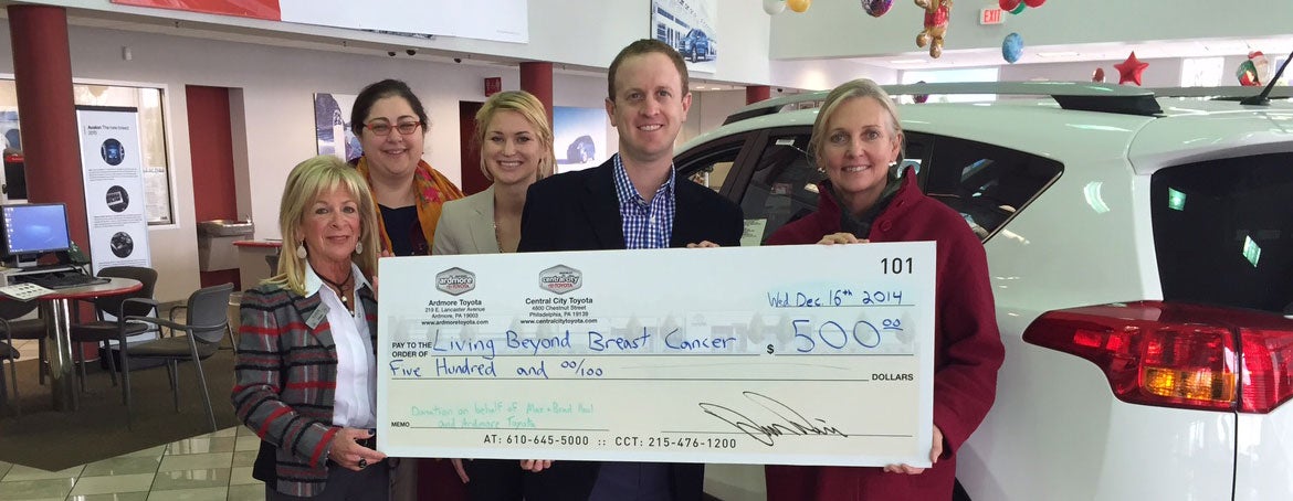 Ardmore Toyota - A Philadelphia business that gives back