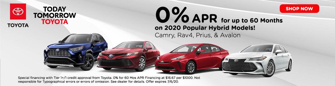 Ardmore Toyota June Hybrids Special Banner Homepage 